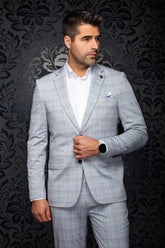 Veston pour homme par Au Noir | HAZE Gris | Machemise.ca, inventaire complet de la marque Au Noir