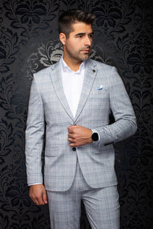 Veston pour homme par Au Noir | HAZE Gris | Machemise.ca, inventaire complet de la marque Au Noir