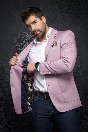 Blazer for men by Au Noir | HOFFMAN Raspberry | Menshirt, complete inventory of the Au Noir brand