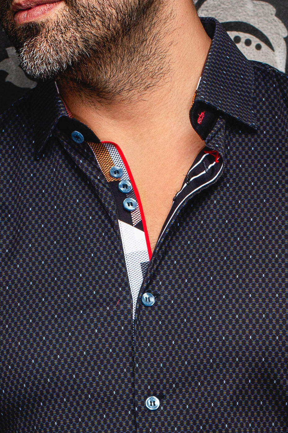 Chemise manches longues en Knit pour homme par Au Noir | HOUND Noir Olive | Machemise.ca, inventaire complet de la marque Au Noir