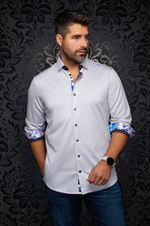 Chemise manches longues en Knit extensible pour homme par Au Noir | IRONBARK Sable | Machemise.ca, inventaire complet de la marque Au Noir