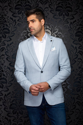 Veston pour homme par Au Noir | JACE Bleu Pâle | Machemise.ca, inventaire complet de la marque Au Noir