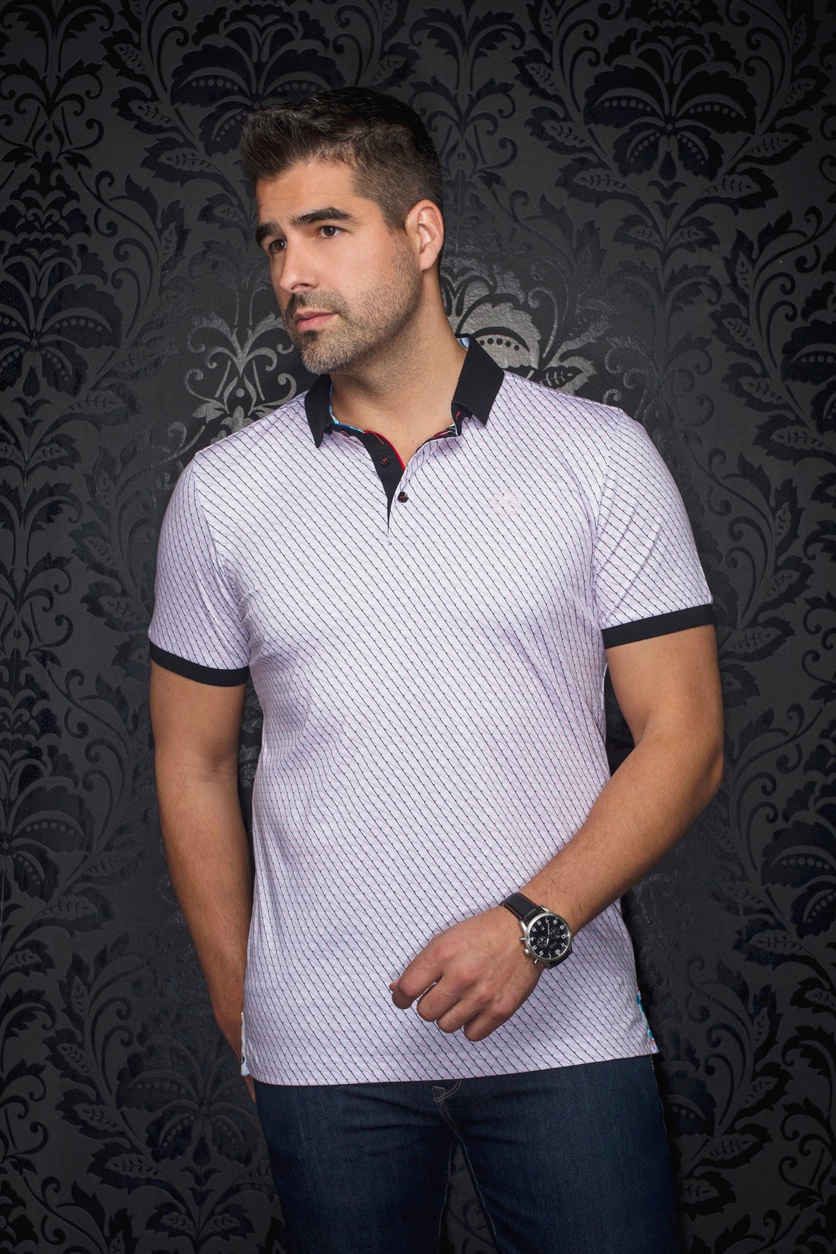 Polo pour homme par Au Noir | JED Rose | Machemise.ca, inventaire complet de la marque Au Noir