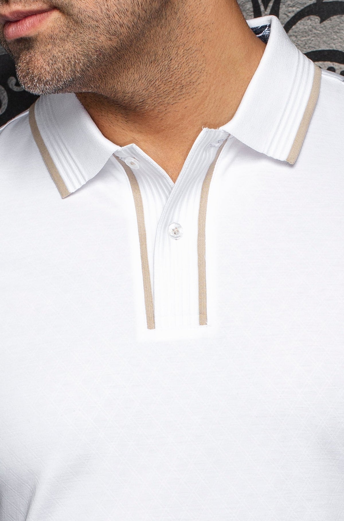 Polo pour homme par Au Noir | KAAN Blanc | Machemise.ca, inventaire complet de la marque Au Noir