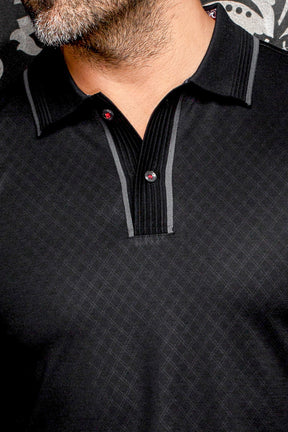 Polo manches longues pour homme par Au Noir | KANT Noir | Machemise.ca, inventaire complet de la marque Au Noir