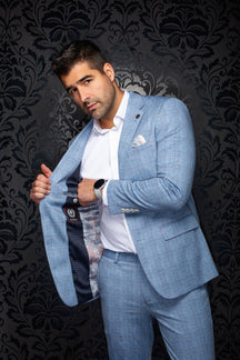 Veston pour homme par Au Noir | LIAM Bleu | Machemise.ca, inventaire complet de la marque Au Noir