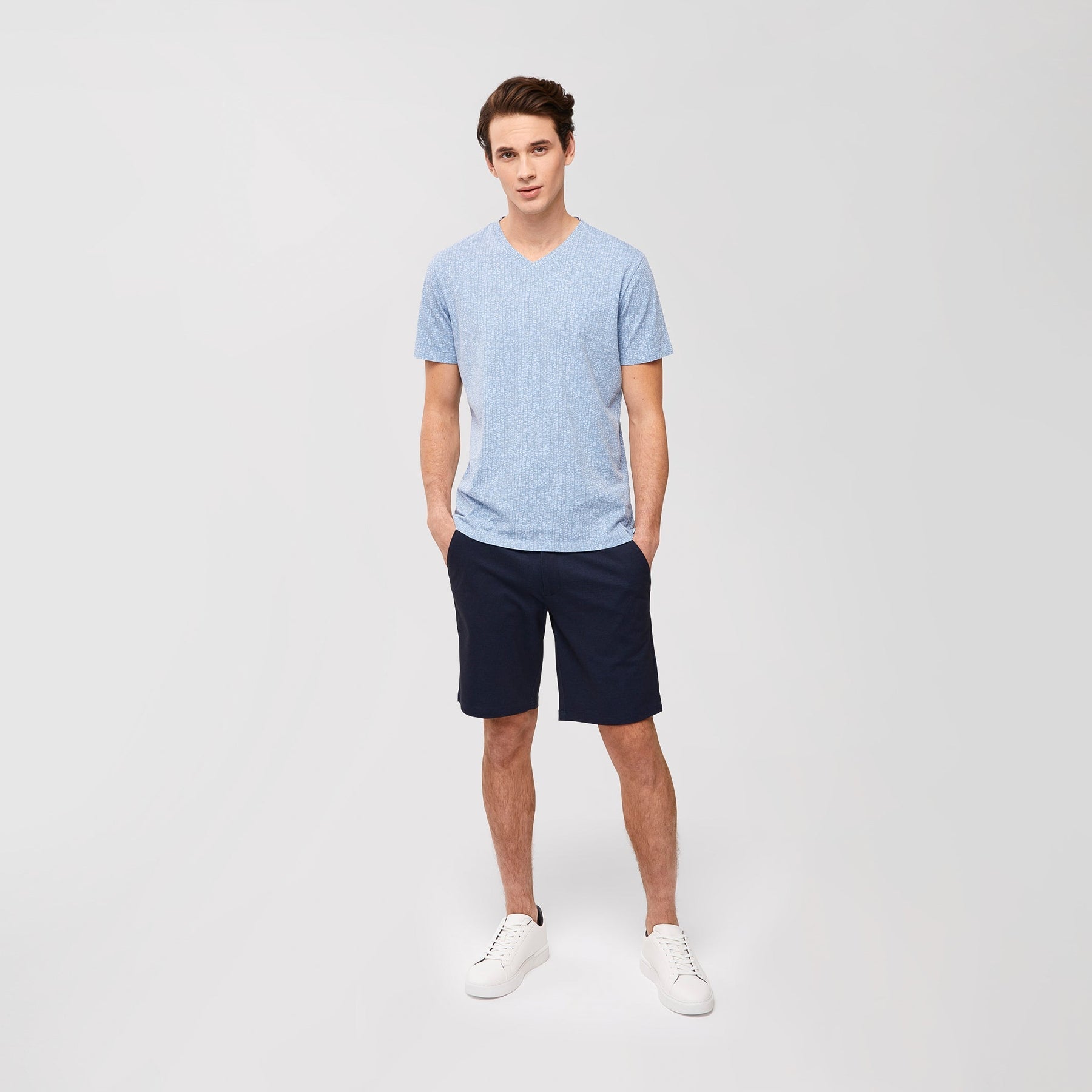Short pour homme par Robert Barakett | Lomita RB11057 Bleu Marine | Machemise.ca, vêtements mode pour hommes