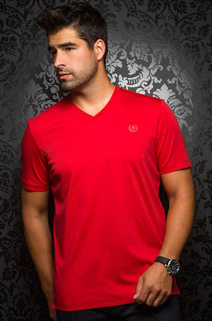 Sweater Au Noir - MICHAEL-V Red - Menshirt