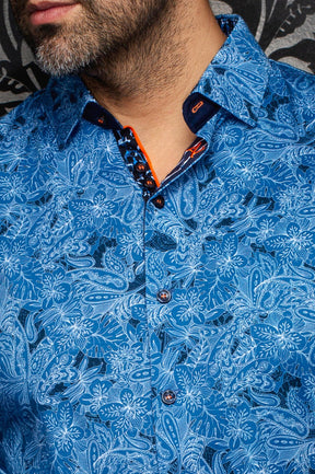 Chemise manches longues en Knit extensible pour homme par Au Noir | MIRA Denim | Machemise.ca, inventaire complet de la marque Au Noir