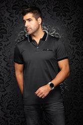 Polo pour homme par Au Noir | MOJAVE Noir | Machemise.ca, inventaire complet de la marque Au Noir
