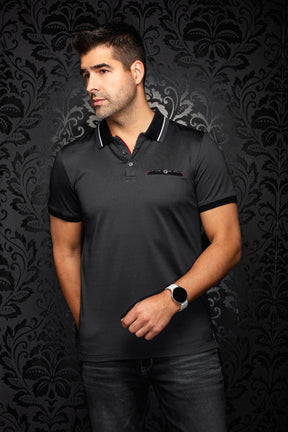Polo pour homme par Au Noir | MOJAVE Noir | Machemise.ca, inventaire complet de la marque Au Noir