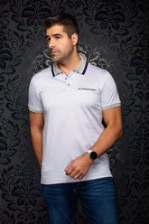 Polo pour homme par Au Noir | MOJAVE Sable | Machemise.ca, inventaire complet de la marque Au Noir