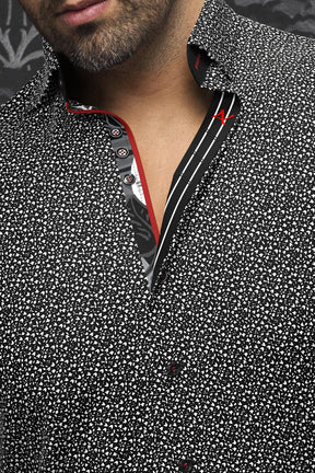 Chemise manches longues pour homme par Au Noir | MOZI Noir | Machemise, inventaire complet de la marque Au Noir