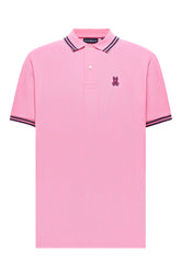 Polo pour homme par Psycho Bunny | MT0100127 Rose Bégonia | Machemise.ca, vêtements mode pour hommes