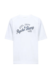 T-shirt graphique pour homme par Psycho Bunny | MT0200008 Blanc | Machemise.ca, vêtements mode pour hommes