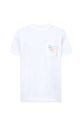 T-shirt à poche brodée pour homme par Psycho Bunny | MT0200020 Blanc | Machemise.ca, vêtements mode pour hommes