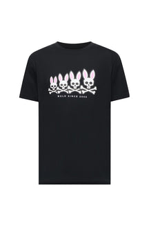 T-shirt à motif lapin dégradé pour homme par Psycho Bunny | MT0200029 Noir | Machemise.ca, vêtements mode pour hommes