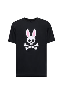 T-shirt à motif lapin pour homme par Psycho Bunny | MT0200031 Noir | Machemise.ca, vêtements mode pour hommes