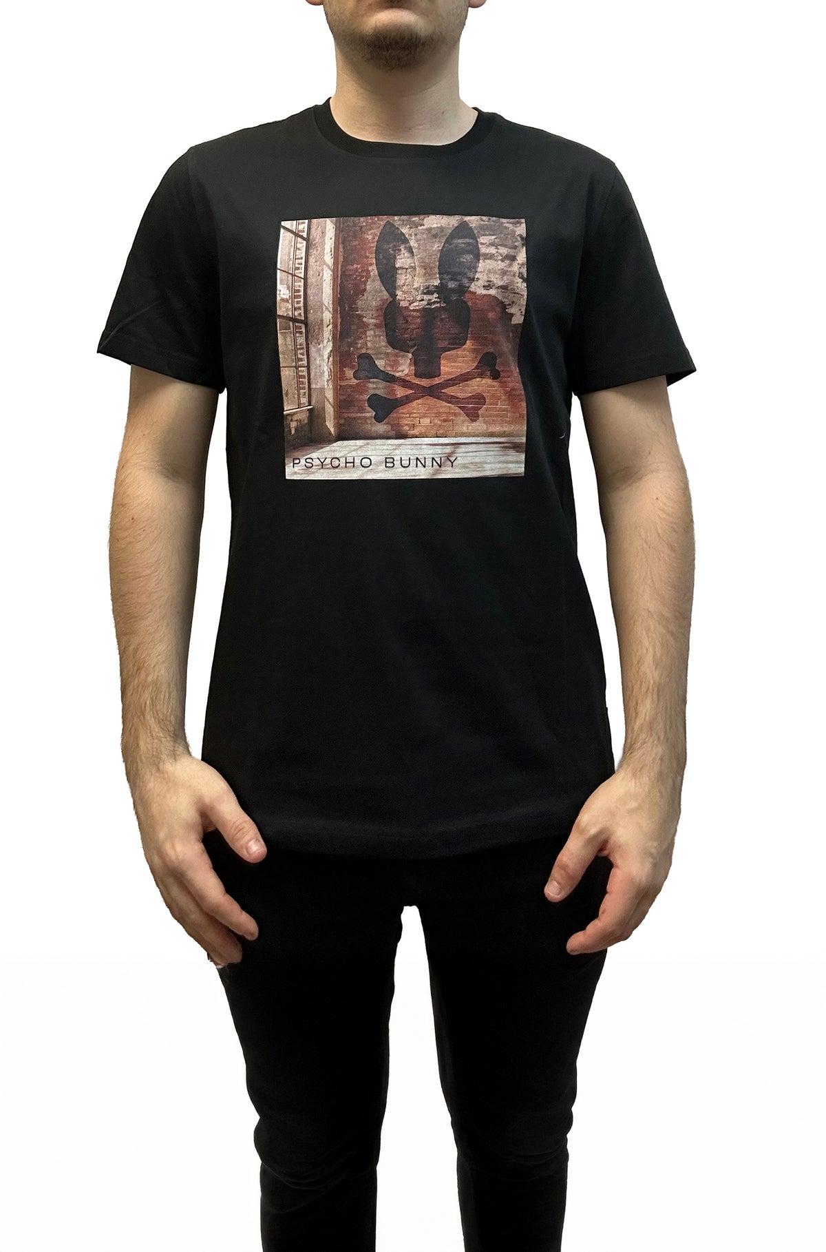 T-Shirt pour homme par Psycho Bunny | MT0200078 Noir | Machemise.ca, vêtements mode pour hommes