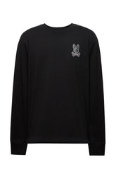 Chandail manches longues pour homme par Psycho Bunny | MT0200103 Noir | Machemise.ca, vêtements mode pour hommes