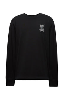 Chandail manches longues pour homme par Psycho Bunny | MT0200103 Noir | Machemise.ca, vêtements mode pour hommes