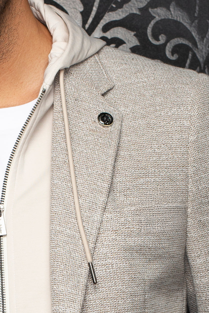 Veston pour homme par Au Noir | NOAH HOOD Beige | Machemise.ca, inventaire complet de la marque Au Noir