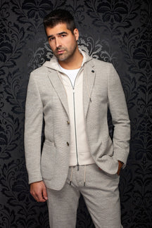 Veston pour homme par Au Noir | NOAH HOOD Beige | Machemise.ca, inventaire complet de la marque Au Noir