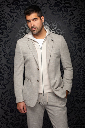 Veston pour homme par Au Noir | NOAH HOOD Beige | Machemise.ca, inventaire complet de la marque Au Noir