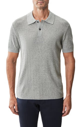 Polo à manches courtes pour homme par Robert Barakett | RB51205 Neo Gris Monument | Machemise.ca, vêtements mode pour hommes