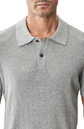 Polo à manches courtes pour homme par Robert Barakett | RB51205 Neo Gris Monument | Machemise.ca, vêtements mode pour hommes