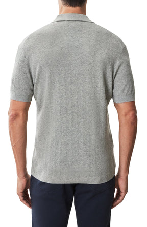 Polo à manches courtes pour homme par Robert Barakett | RB51205 Neo Gris Monument | Machemise.ca, vêtements mode pour hommes