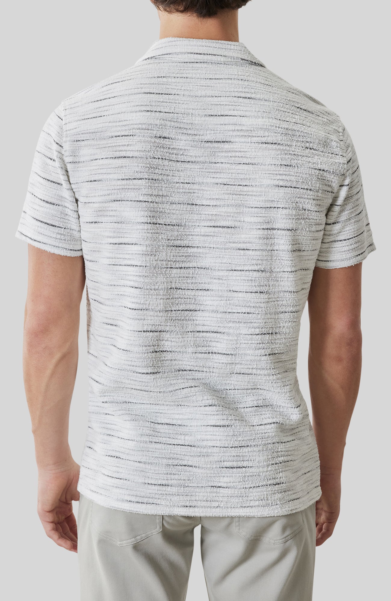Chemise col resort pour homme par Robert Barakett | RB61036 Sage Cygne | Boutique Vvög, vêtements mode pour homme et femme