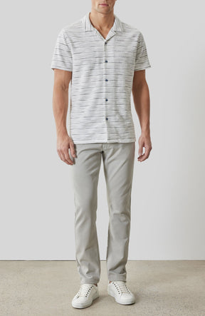Chemise col resort pour homme par Robert Barakett | RB61036 Sage Cygne | Boutique Vvög, vêtements mode pour homme et femme