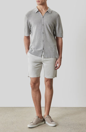 Chemise manches courtes pour homme par Robert Barakett | RB61090 Kestrel Gris | Boutique Vvög, vêtements mode pour homme et femme