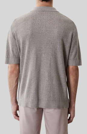 Chemise manches courtes pour homme par Robert Barakett | RB61090 Kestrel Argile | Boutique Vvög, vêtements mode pour homme et femme