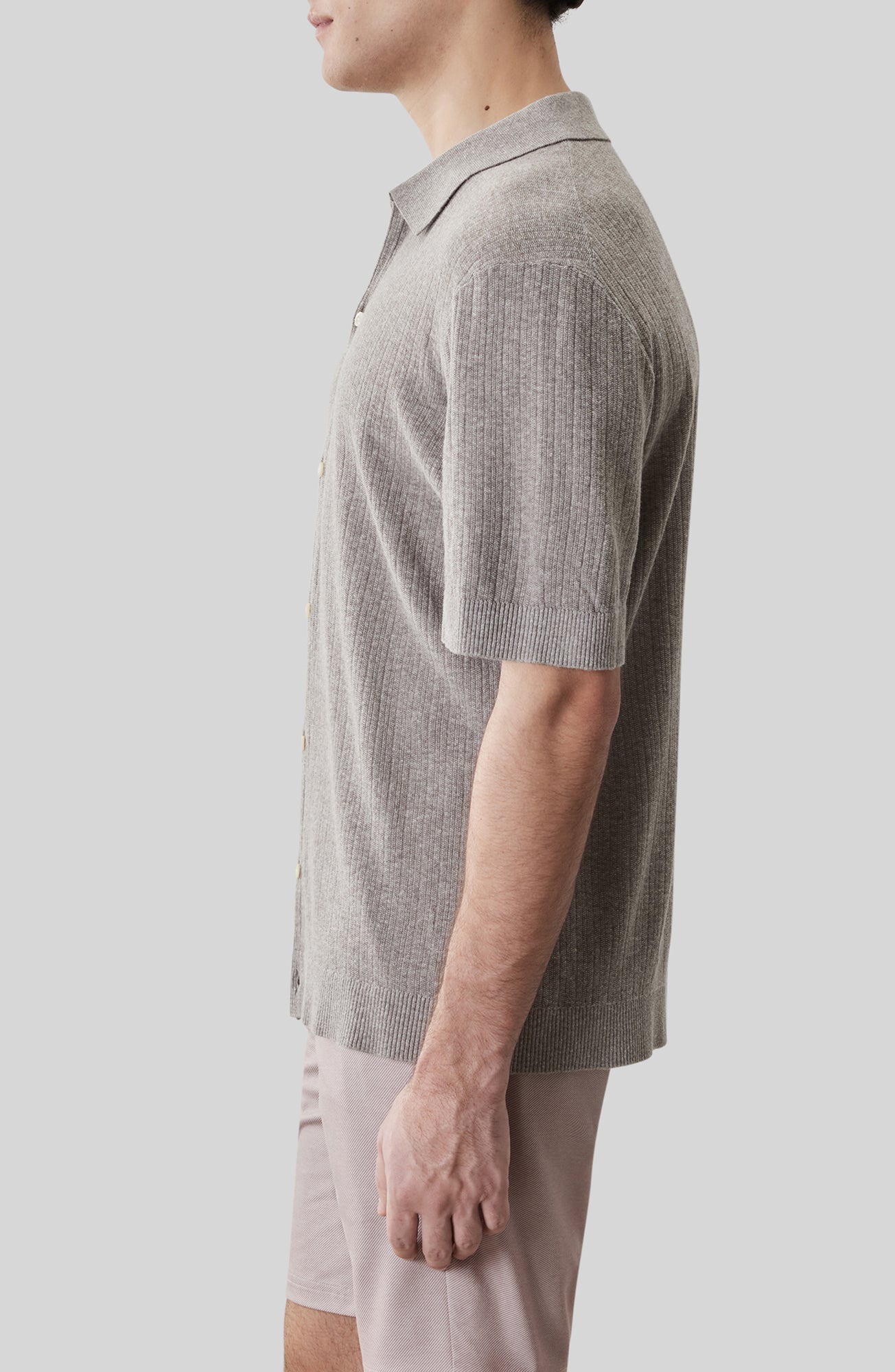 Chemise manches courtes pour homme par Robert Barakett | RB61090 Kestrel Argile | Boutique Vvög, vêtements mode pour homme et femme