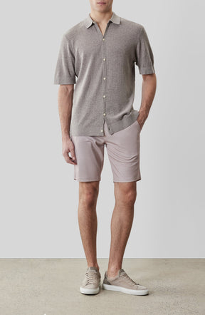 Chemise manches courtes pour homme par Robert Barakett | RB61090 Kestrel Argile | Boutique Vvög, vêtements mode pour homme et femme