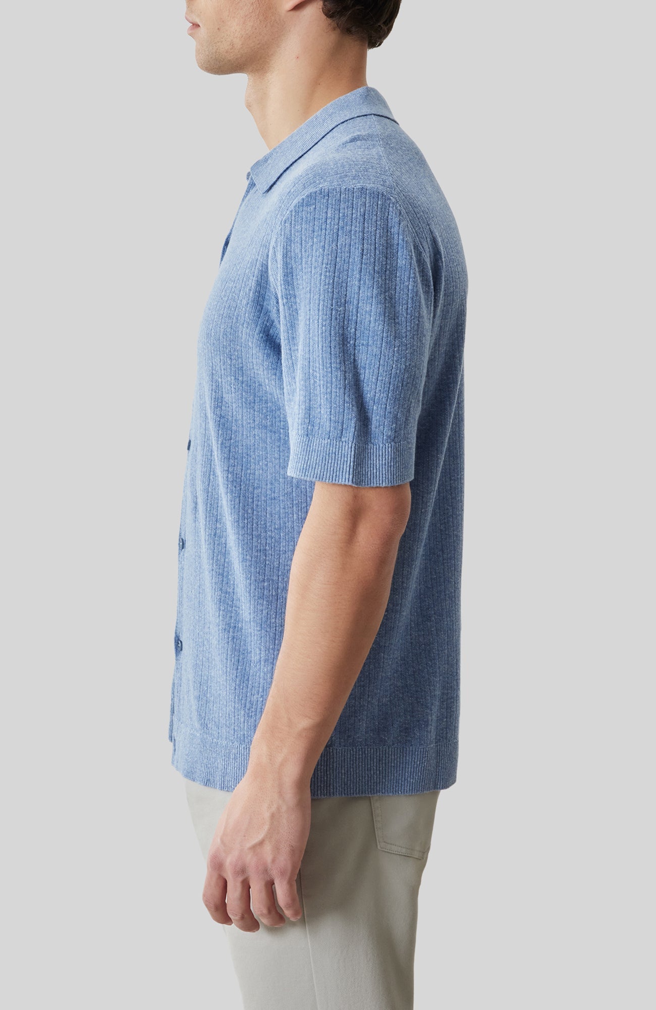 Chemise manches courtes pour homme par Robert Barakett | RB61090 Kestrel Bleu Délavé | Boutique Vvög, vêtements mode pour homme et femme