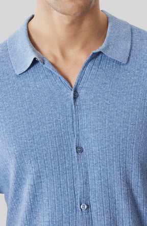 Chemise manches courtes pour homme par Robert Barakett | RB61090 Kestrel Bleu Délavé | Boutique Vvög, vêtements mode pour homme et femme