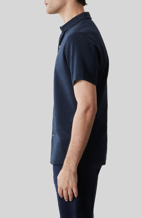 Chemise pour homme par Robert Barakett | RB61100 Graham Caspienne Foncée | Boutique Vvög, vêtements mode pour homme et femme