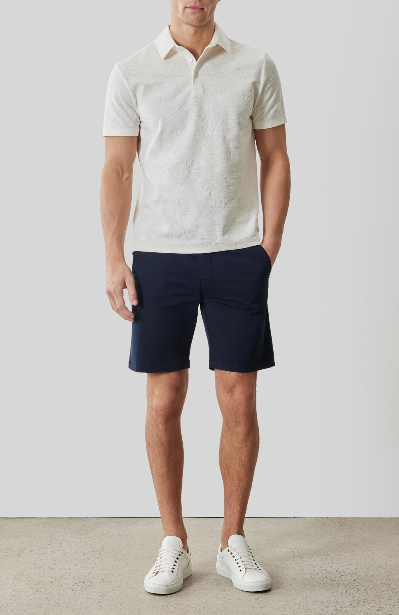 Polo pour homme par Robert Barakett | RB61117 Corven Cygne | Boutique Vvög, vêtements mode pour homme et femme