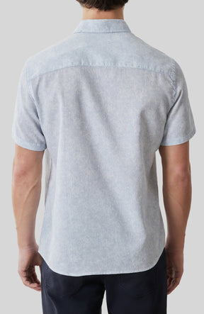 Chemise tissée pour homme par Robert Barakett | RB61203 Samore Bleu Poudré | Boutique Vvög, vêtements mode pour homme et femme