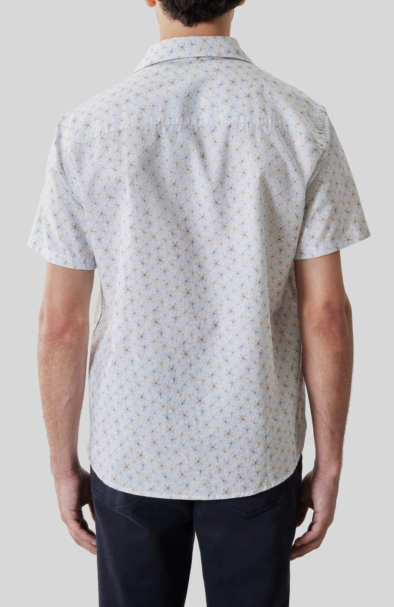 Chemise tissée pour homme par Robert Barakett | RB61204 Turcot Bleu Frais | Boutique Vvög, vêtements mode pour homme et femme