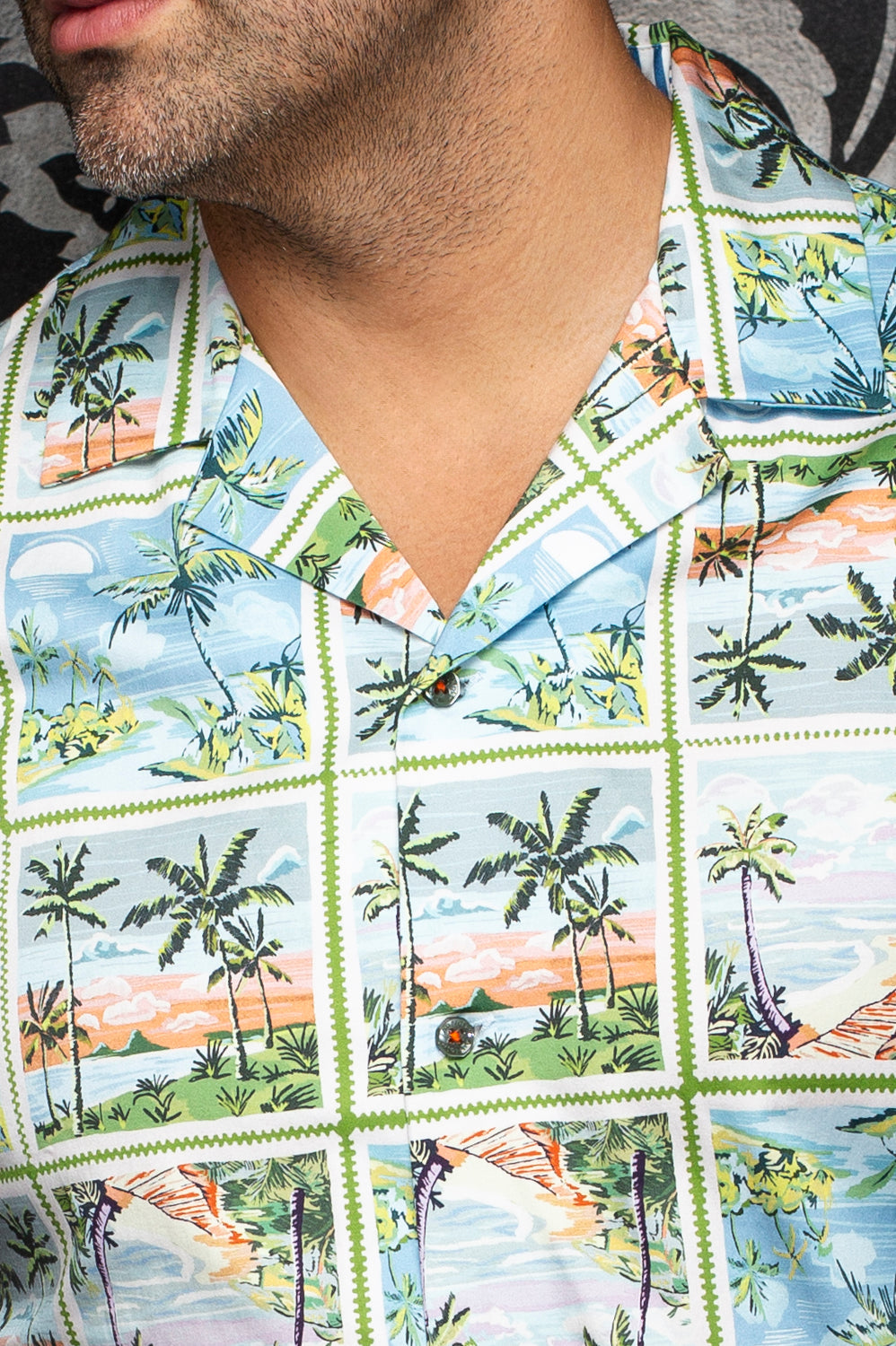 Chemise Performance à col ouvert pour homme par Au Noir | PALMBEACH T Olive | Machemise.ca, inventaire complet de la marque Au Noir