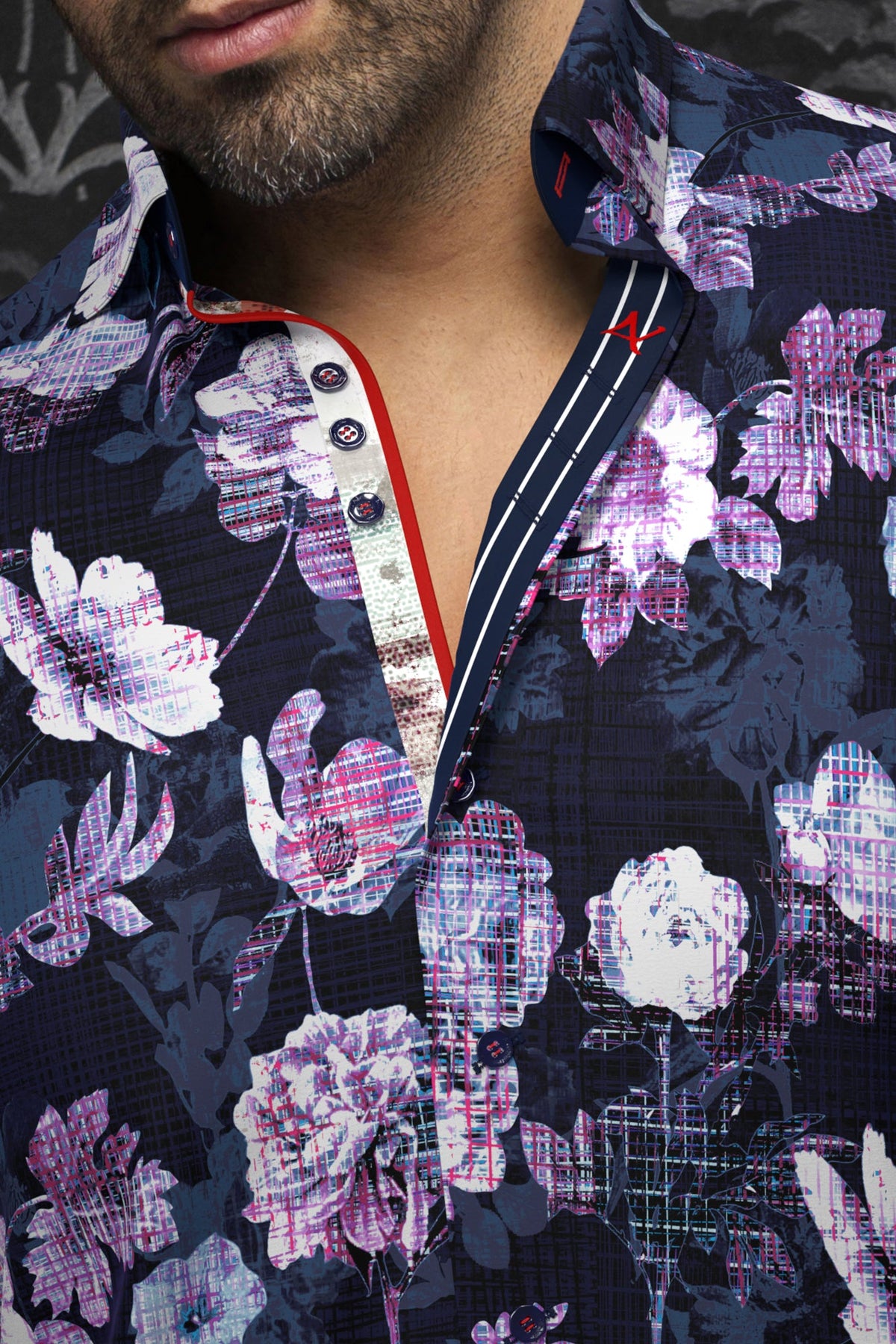 Chemise manches longues pour homme par Au Noir | PEYLON Violet | Machemise.ca, inventaire complet de la marque Au Noir