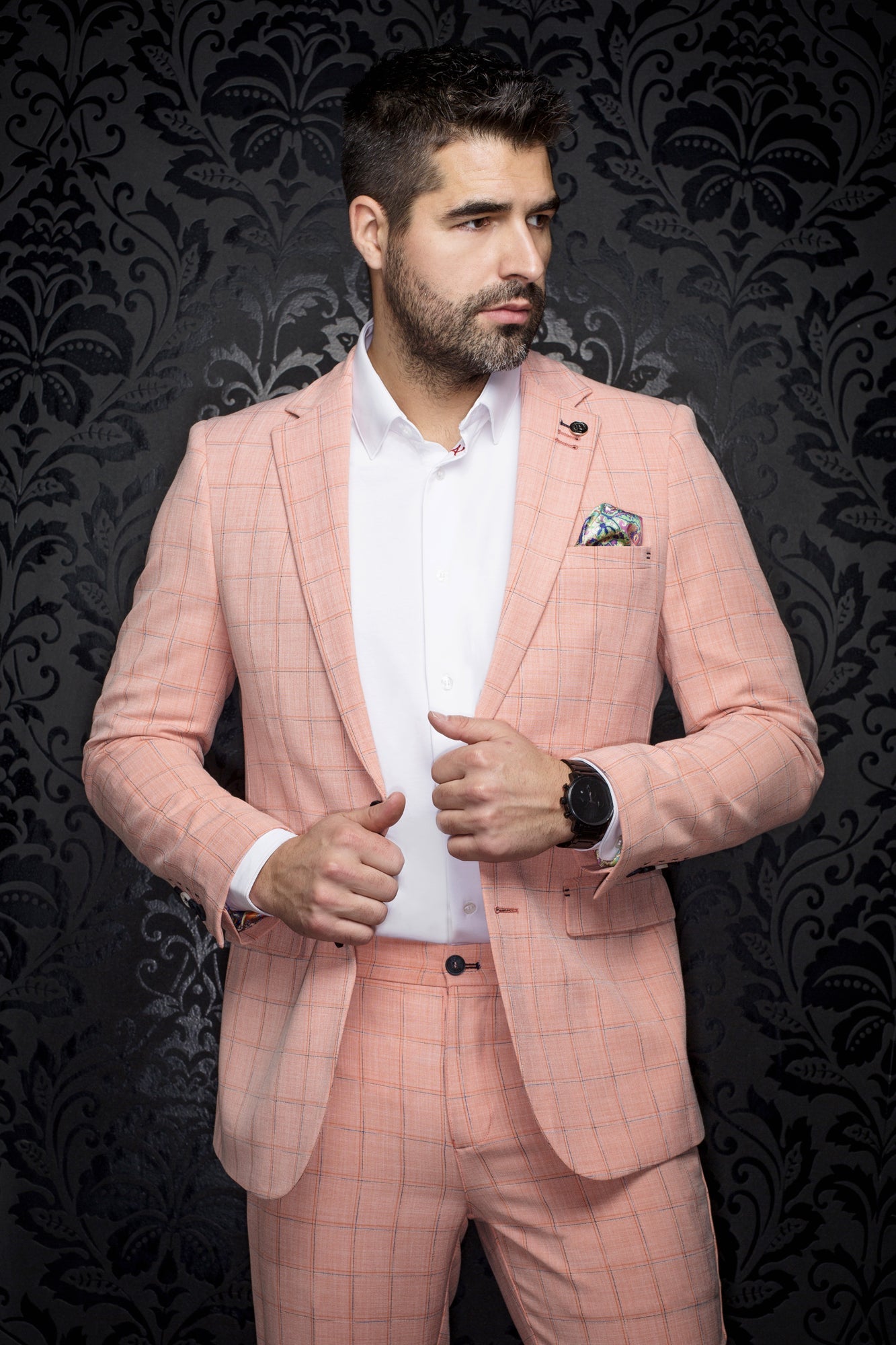 Blazer for men by Au Noir | PICCOLI Orange | Menshirt, complete inventory of the Au Noir brand