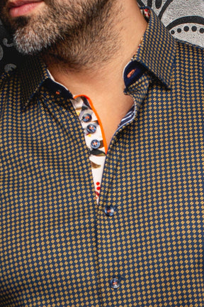 Chemise manches longues en Knit pour homme par Au Noir | POLGAR Denim | Machemise, inventaire complet de la marque Au Noir