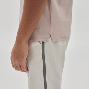 Polo avec fermeture éclair pour homme par Robert Barakett | Georgia RB01030 Corail Ombré | Machemise.ca, vêtements mode pour hommes