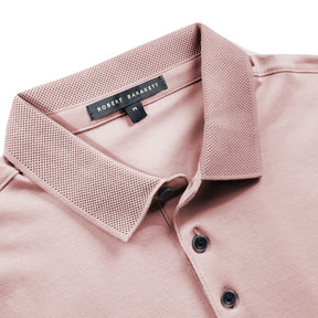 Polo col ouvert pour homme par Robert Barakett | Georgia RB11016 Corail Été | Boutique Vvög, vêtements mode pour homme et femme