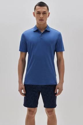 Polo manches courtes honeycomb pour homme par Robert Barakett | Georgia RB11016 Bijoux Bleu |  Machemise.ca, vêtements mode pour hommes